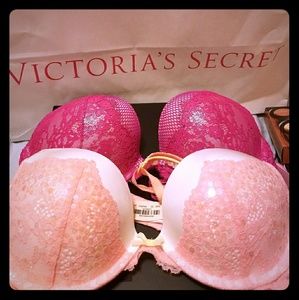SALE!!! NWT VS push up bras