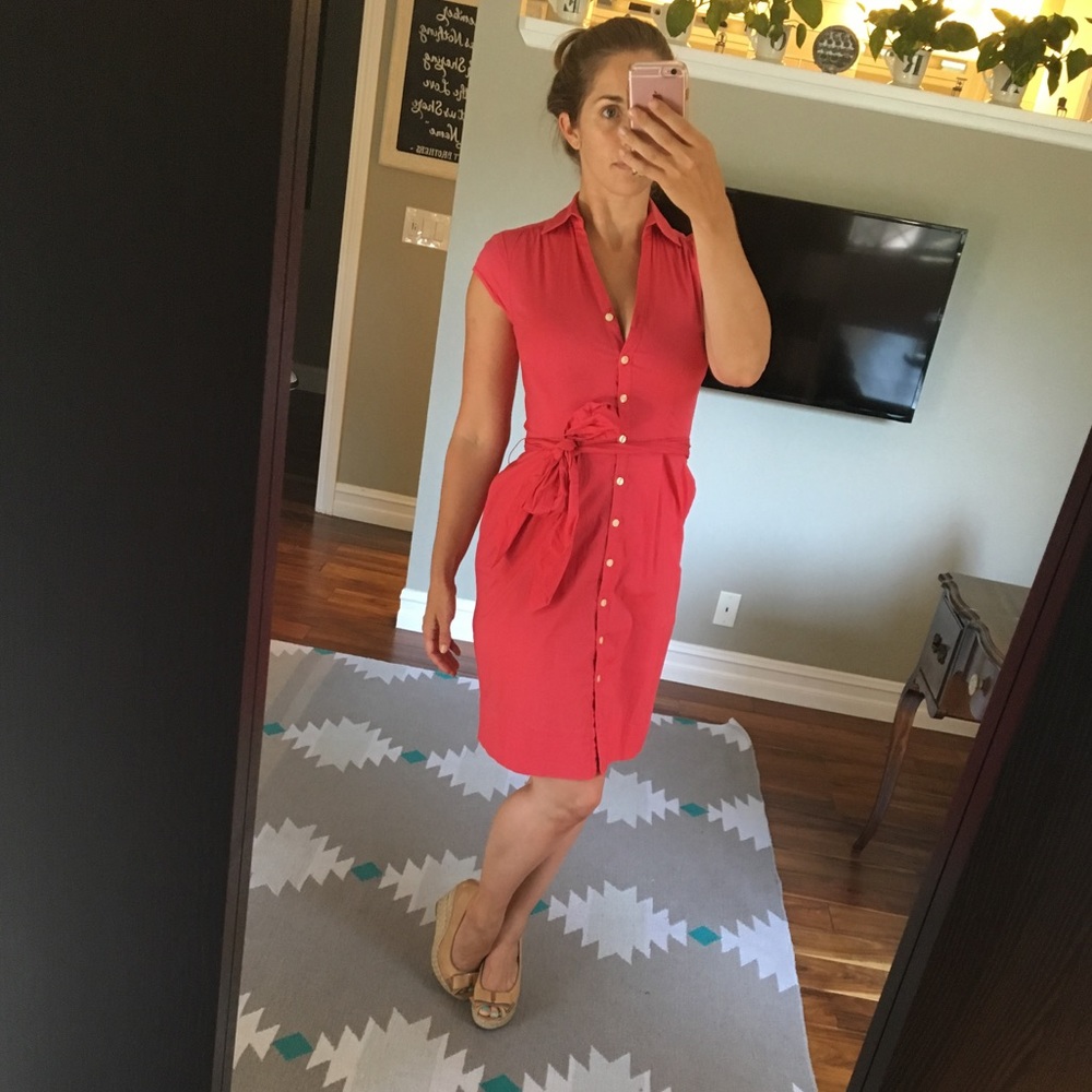 Banana Republic Salmon Dress