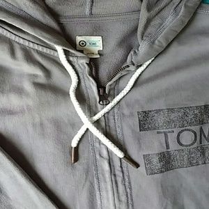 TOMS grey hoodie NWT