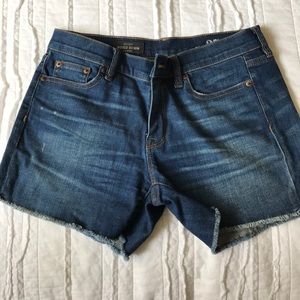 Jcrew indigo denim jean shorts!