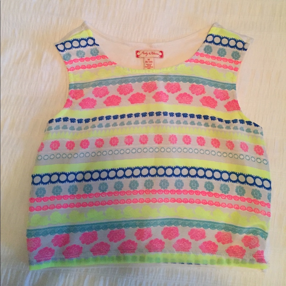 ruby & bloom girls crop top