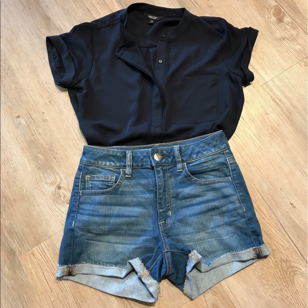 Shortie shorts