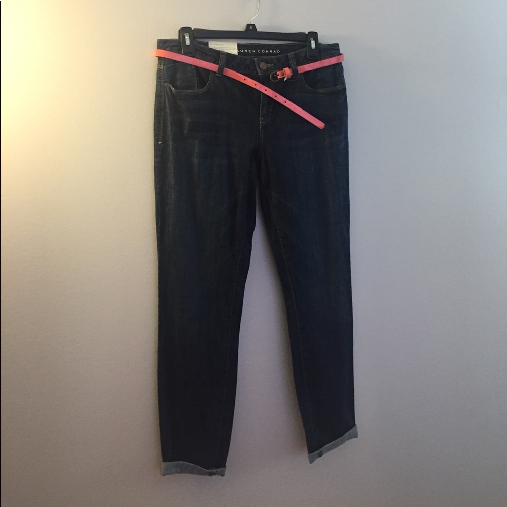 LC Lauren Conrad the cuffed skinny jean
