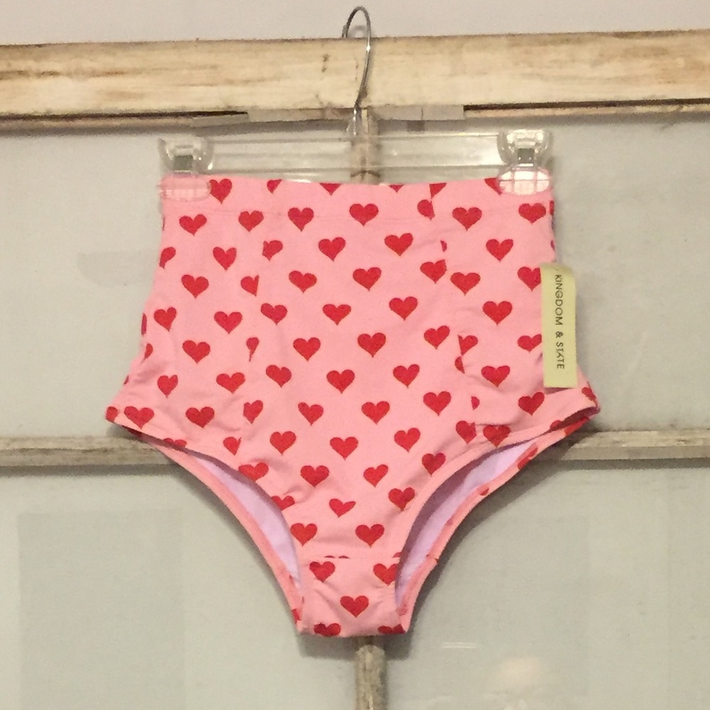 50s style high wasted bikini bottom