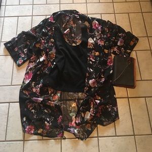 Floral Kimono ONE SIZE No brand, bought on Amazon
