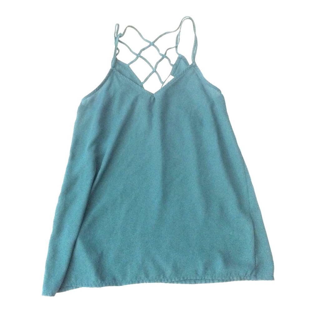 Green Strappy Top