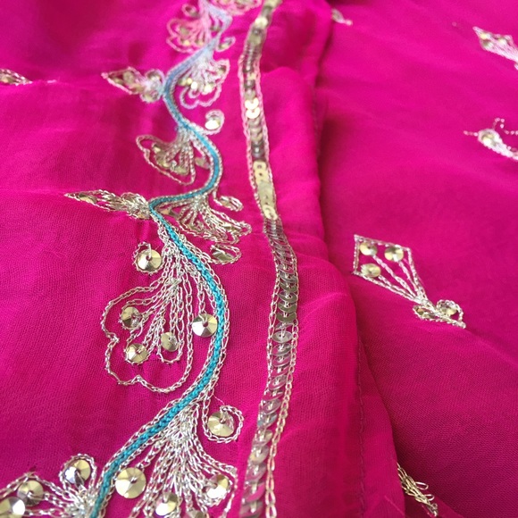 Sequined Tie Wrap Skirt - Picture 2 of 7