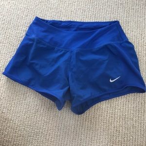 Blue Workout Shorts