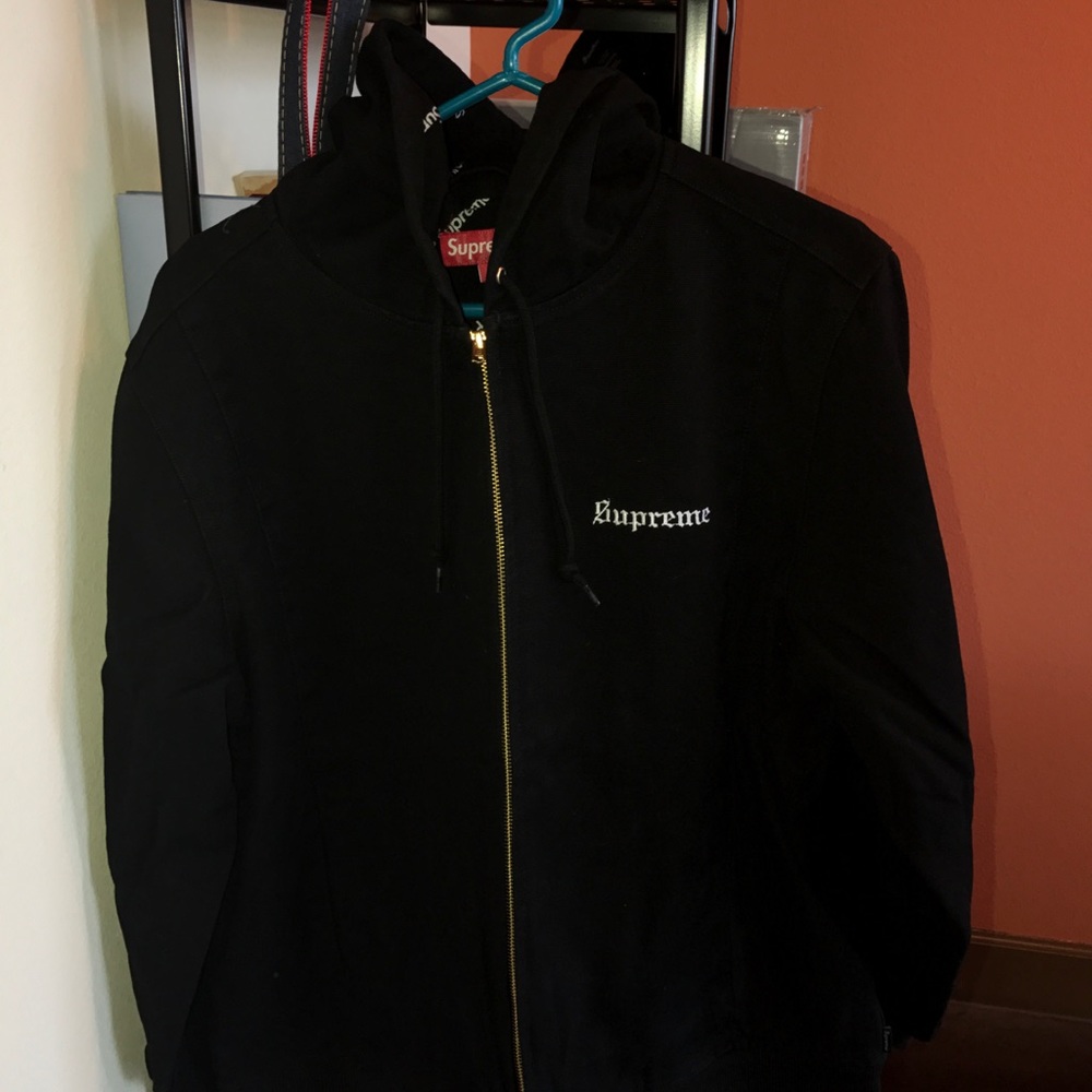 * Brand New * Supreme 2 Toned Hooded Work Jacket