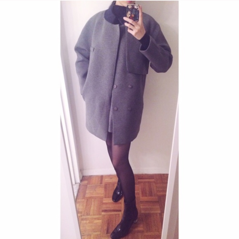 Cocoon Bomber Jacket Coat S