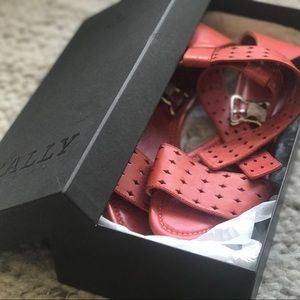 New Authentic Bally Leather sandals