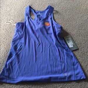 Blue Asics tank
