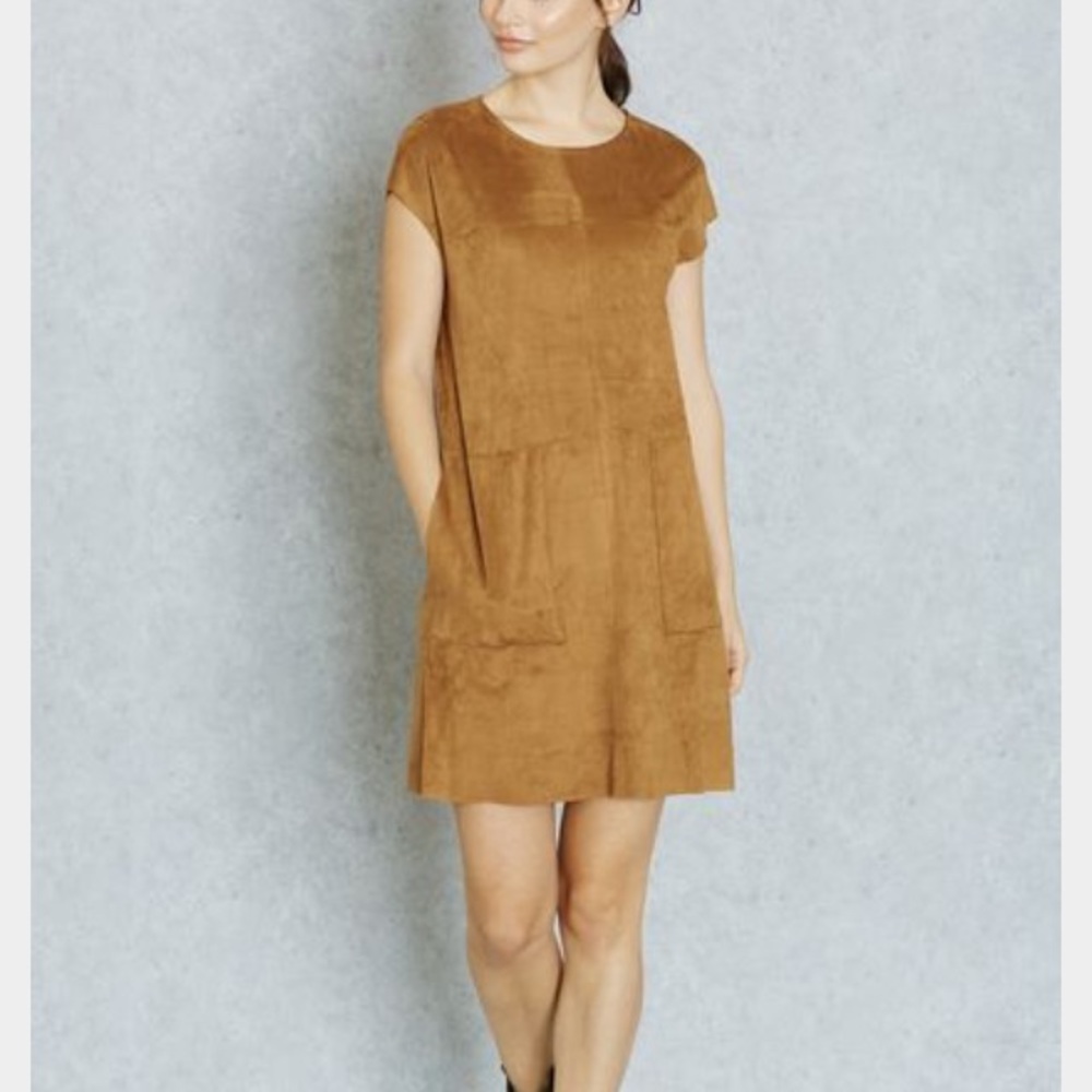 🌻 Mango Faux Suede Shift Dress 🌻