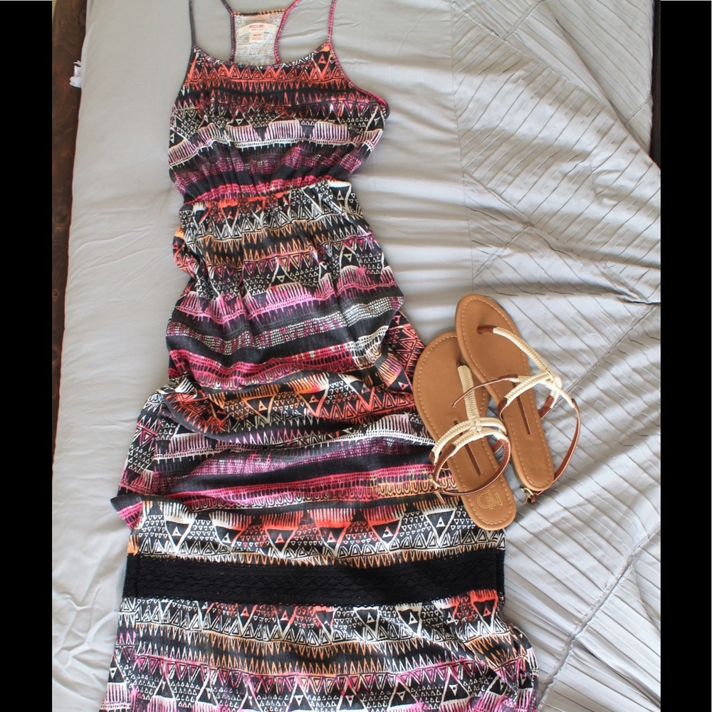 Cute Long Printed Dress