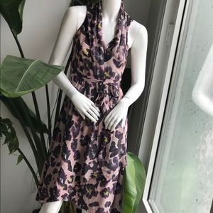 Etro Watercolor Floral Print Wrap dress