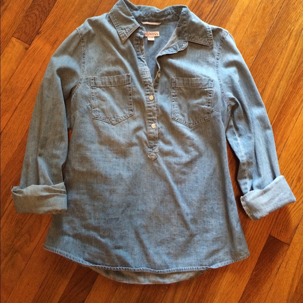 Merona by Target Denim Chambray Pullover