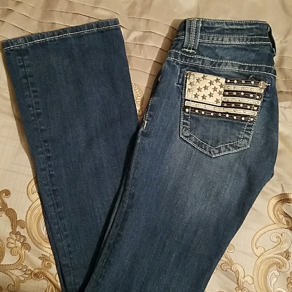 American flag miss me jeans