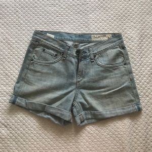 Rag & Bone denim boyfriend-style jean shorts