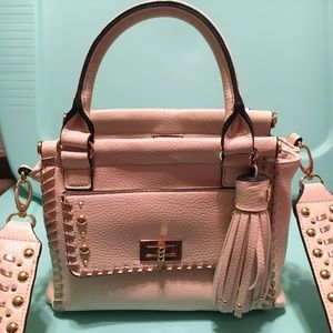 Steve Madden white studded purse
