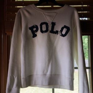 Polo White Sweatshirt