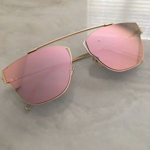 Pink Trendy Sunglasses