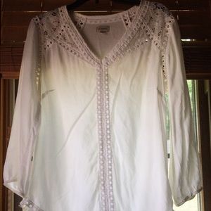 Cremieux 3/4 sleeve blouse
