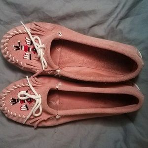 Pink Moccasins!