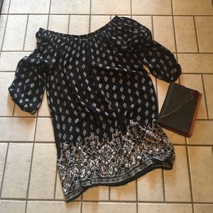 BOOHOO Off the Shoulder Tunic SIZE 10