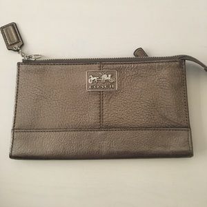 Metallic Coach Wallet