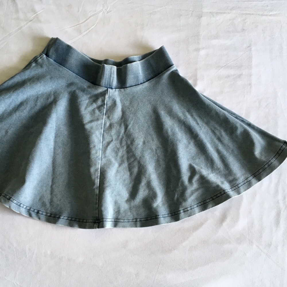 Denim Skater Skirt