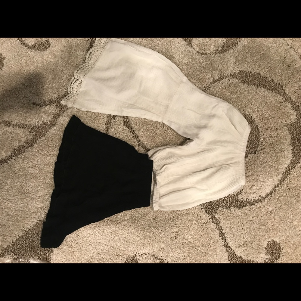 White crop top