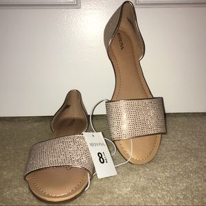 Merona Blush Studded Slide Sandals
