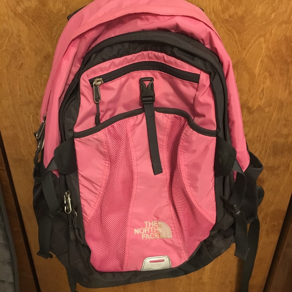 Pink North Face Recon Backpack
