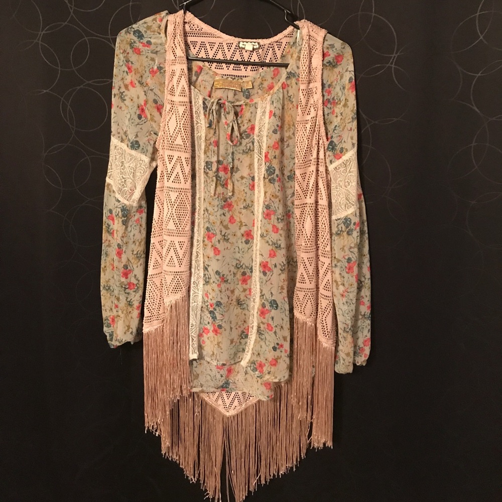Boho Flowery Blouse