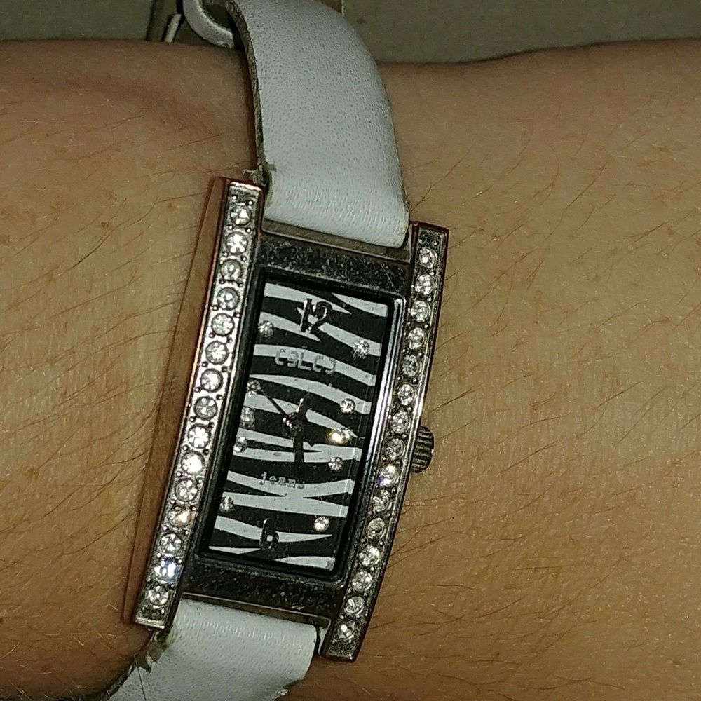 Dainty Zebra print watch