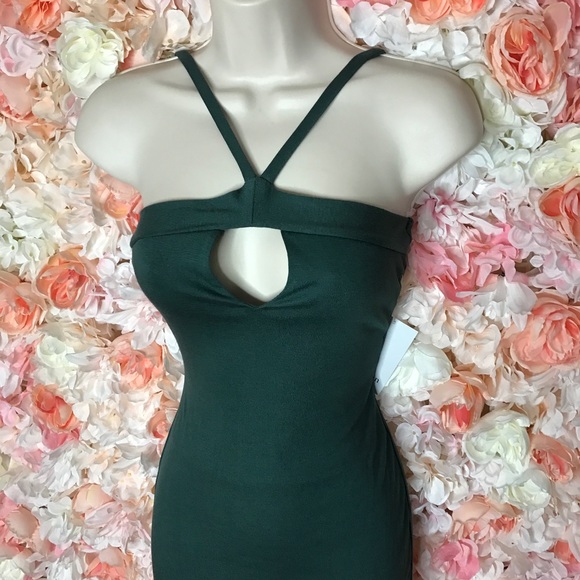 Dresses & Skirts - Forest green mini dress