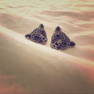 Anne Klein Leopard Earrings only used once!