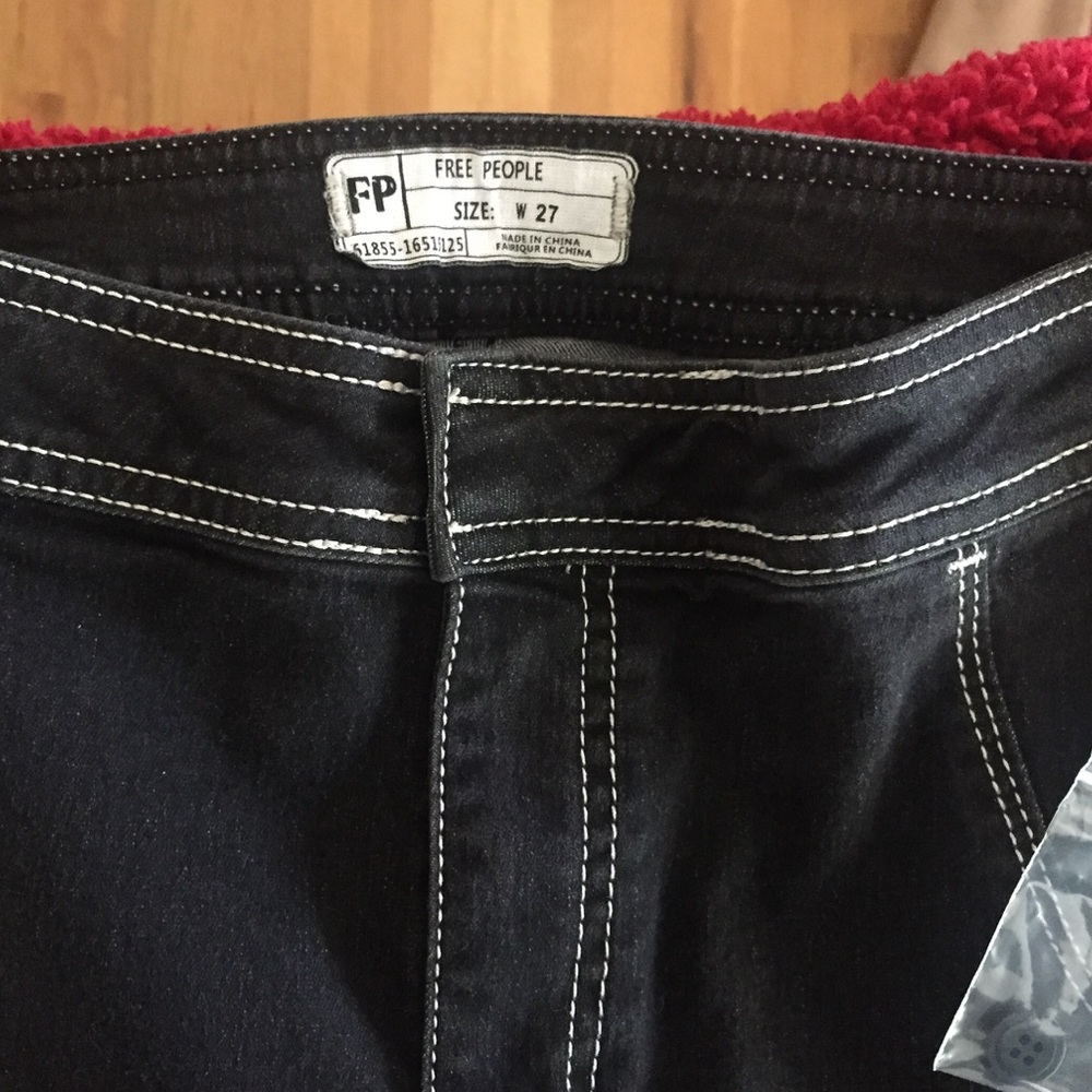 Free People NWT Black Jeans
