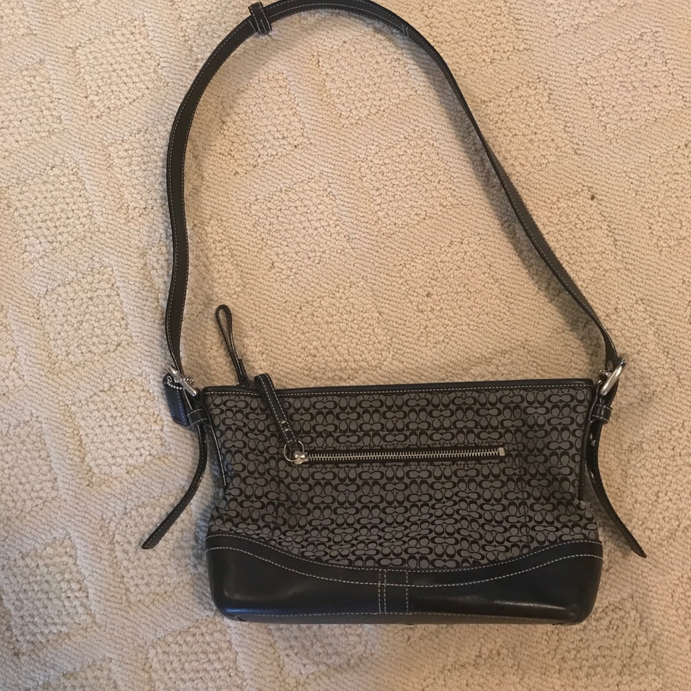 🔴BARGAIN!!!🔴Coach black and grey shoulder bag