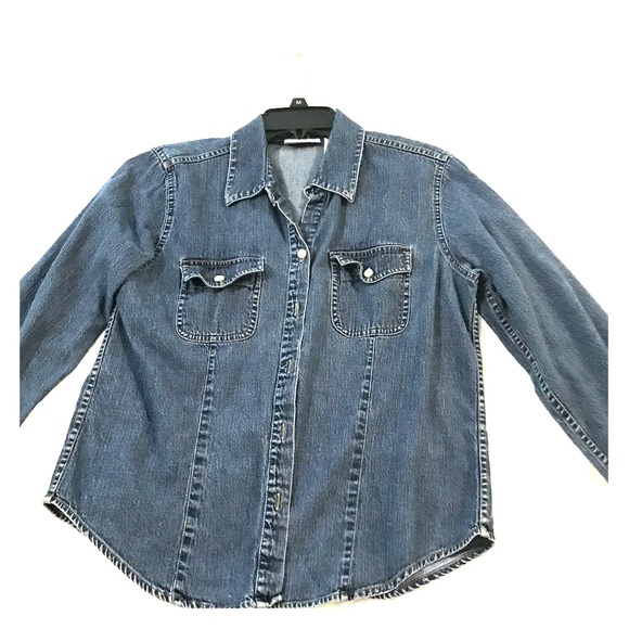 liz claiborne denim shirt