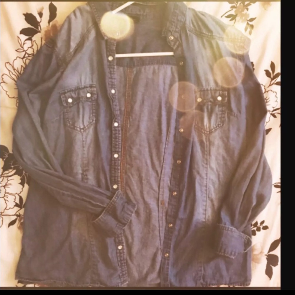 Button up denim jean  jacket