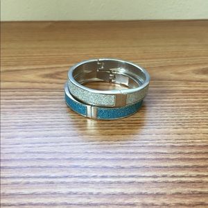 Sparkly magnet clasp bracelets