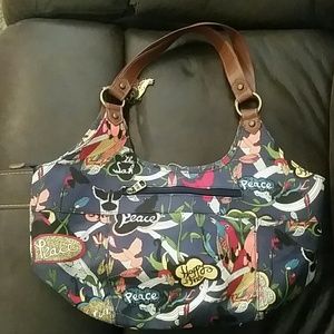 Sakroots River Peace Satchel Shoulder Handbag