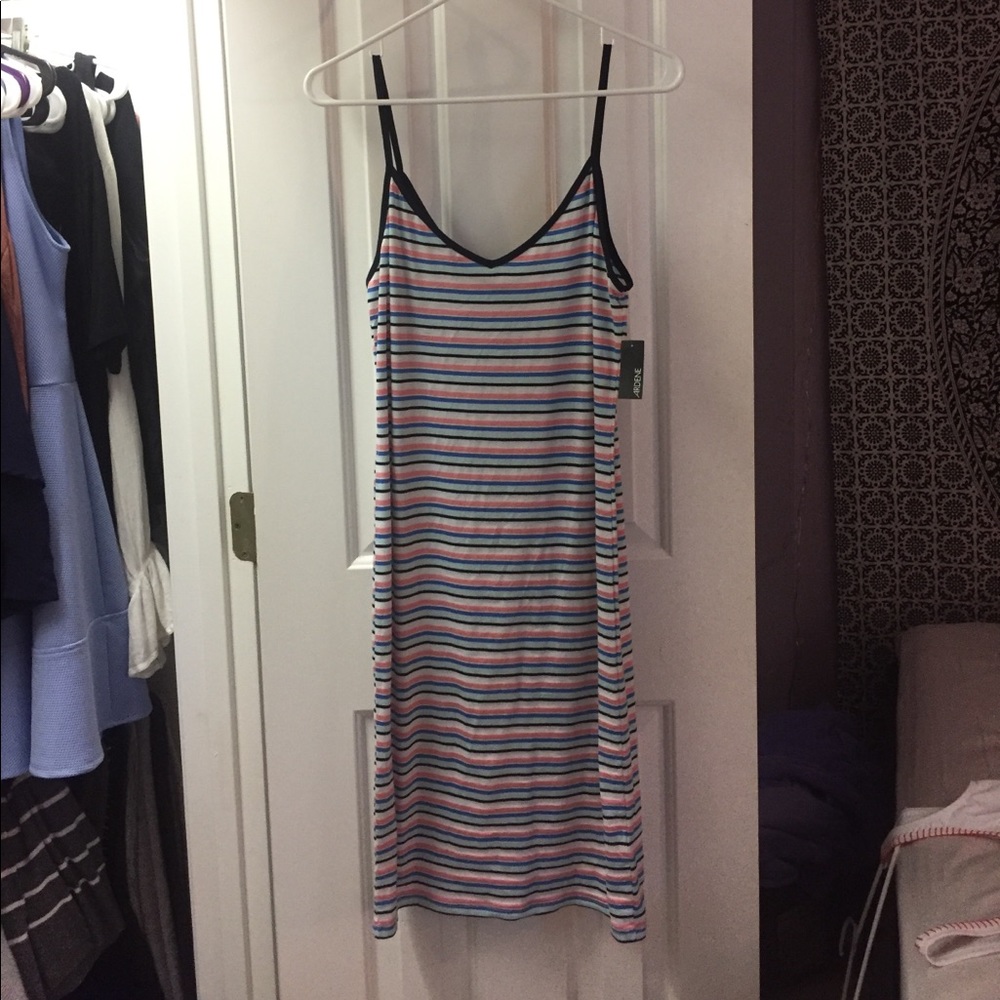 Striped sundress NWT