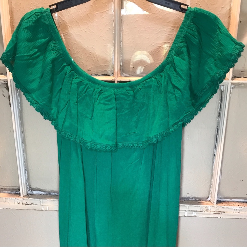 Forever 21 Green Mini Dress