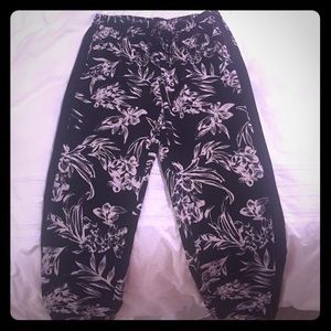 White House Black Market black & white pants