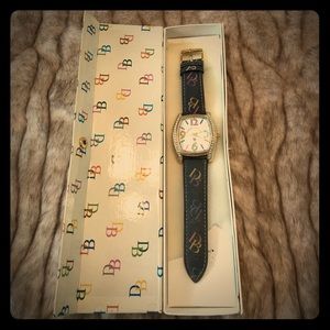 Dooney and Bourke Black Multicolored watch