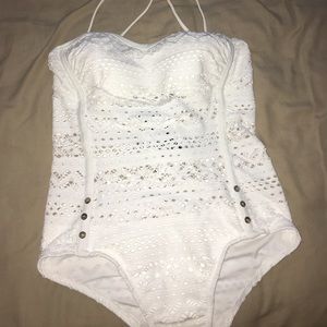 New, white bathing suit