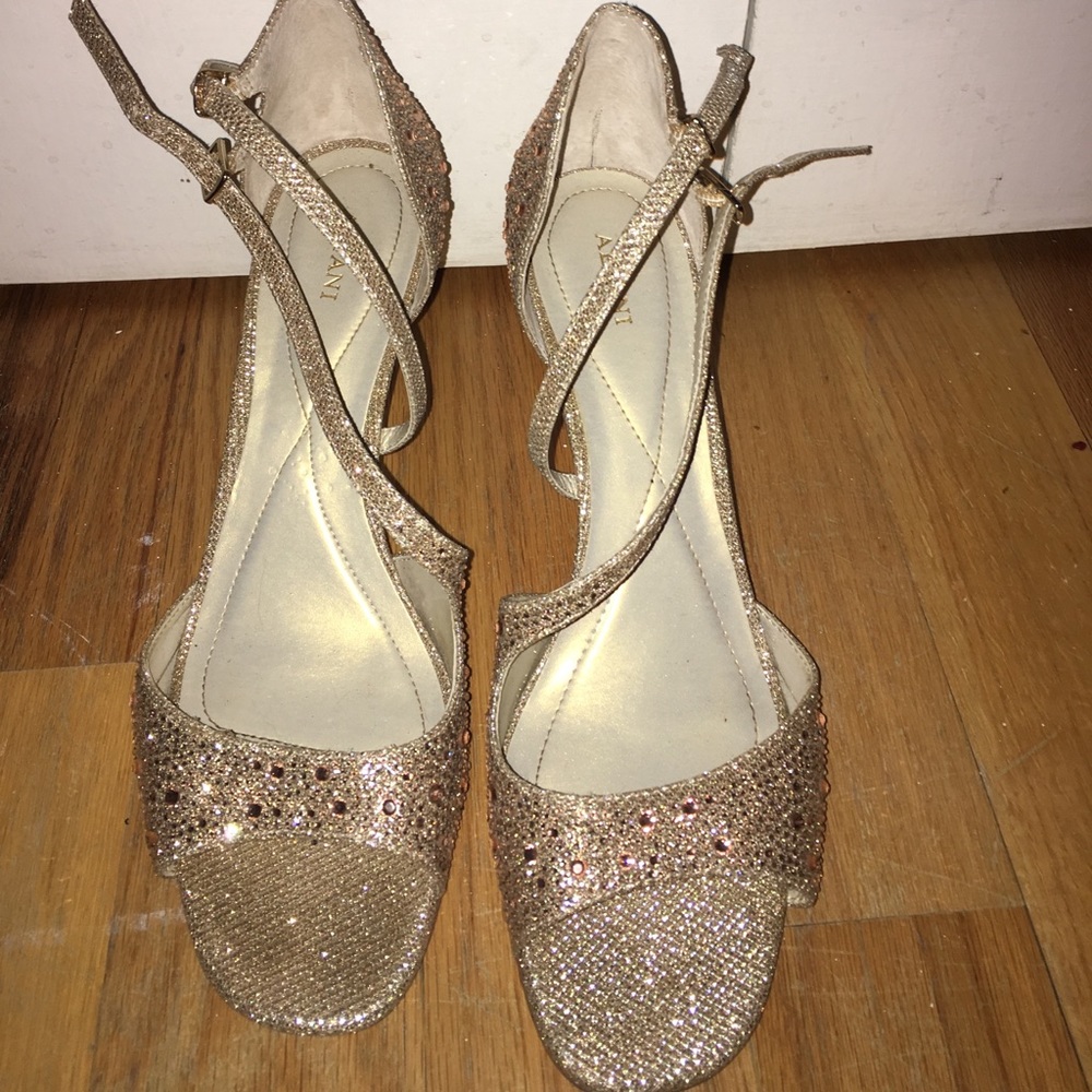 Alfani gold heels
