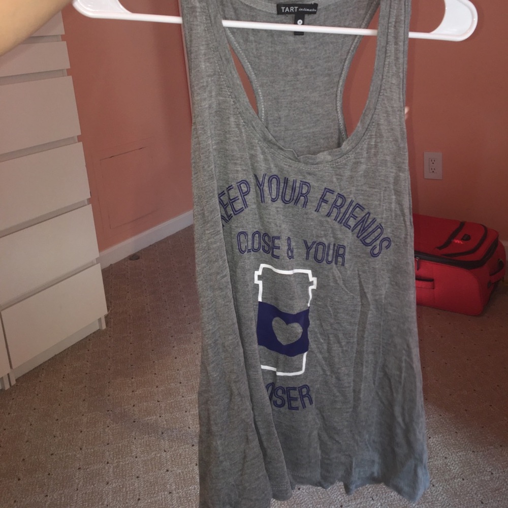 Gray croptop/ tank top